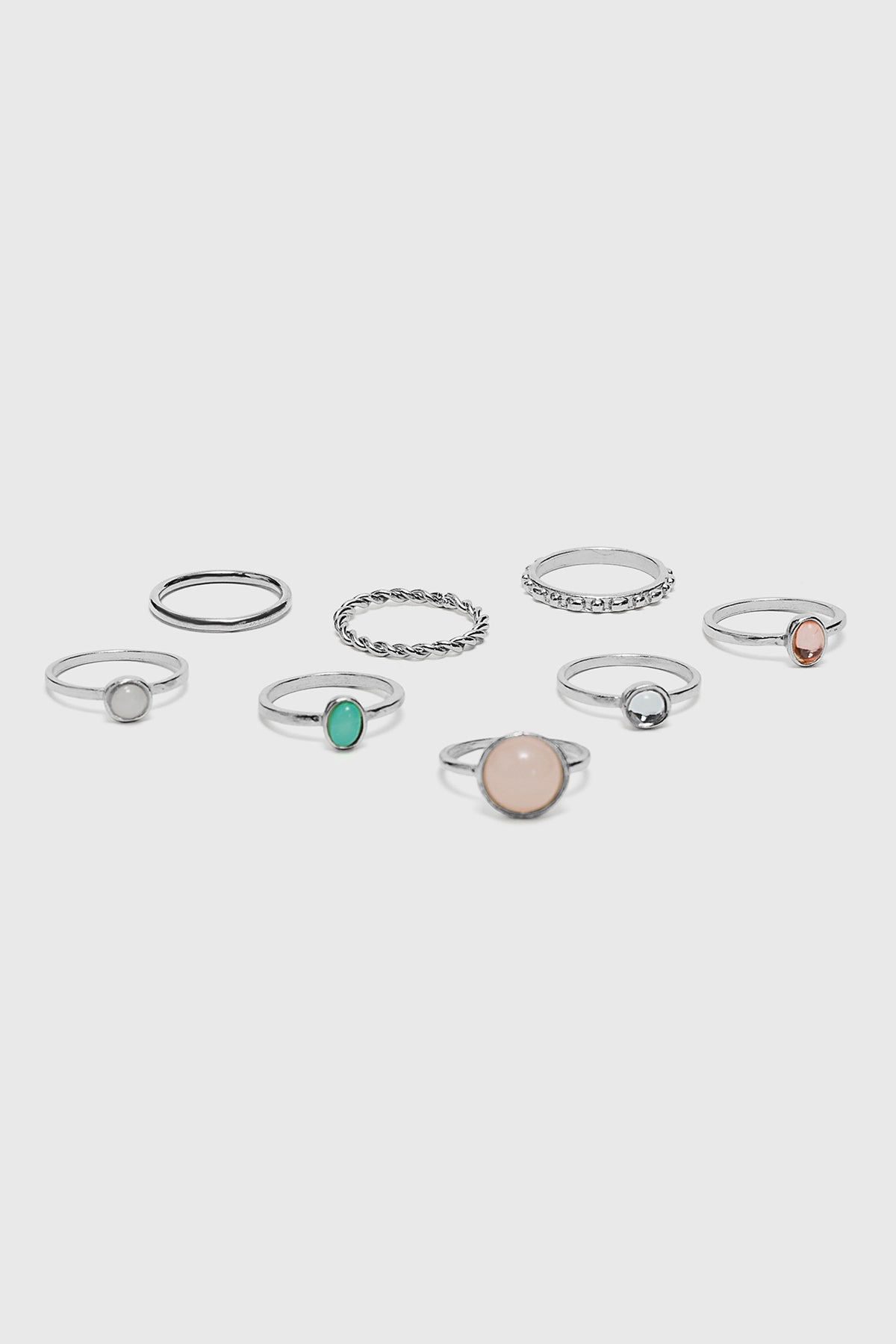 Dainty Edelstein-Ring-Set