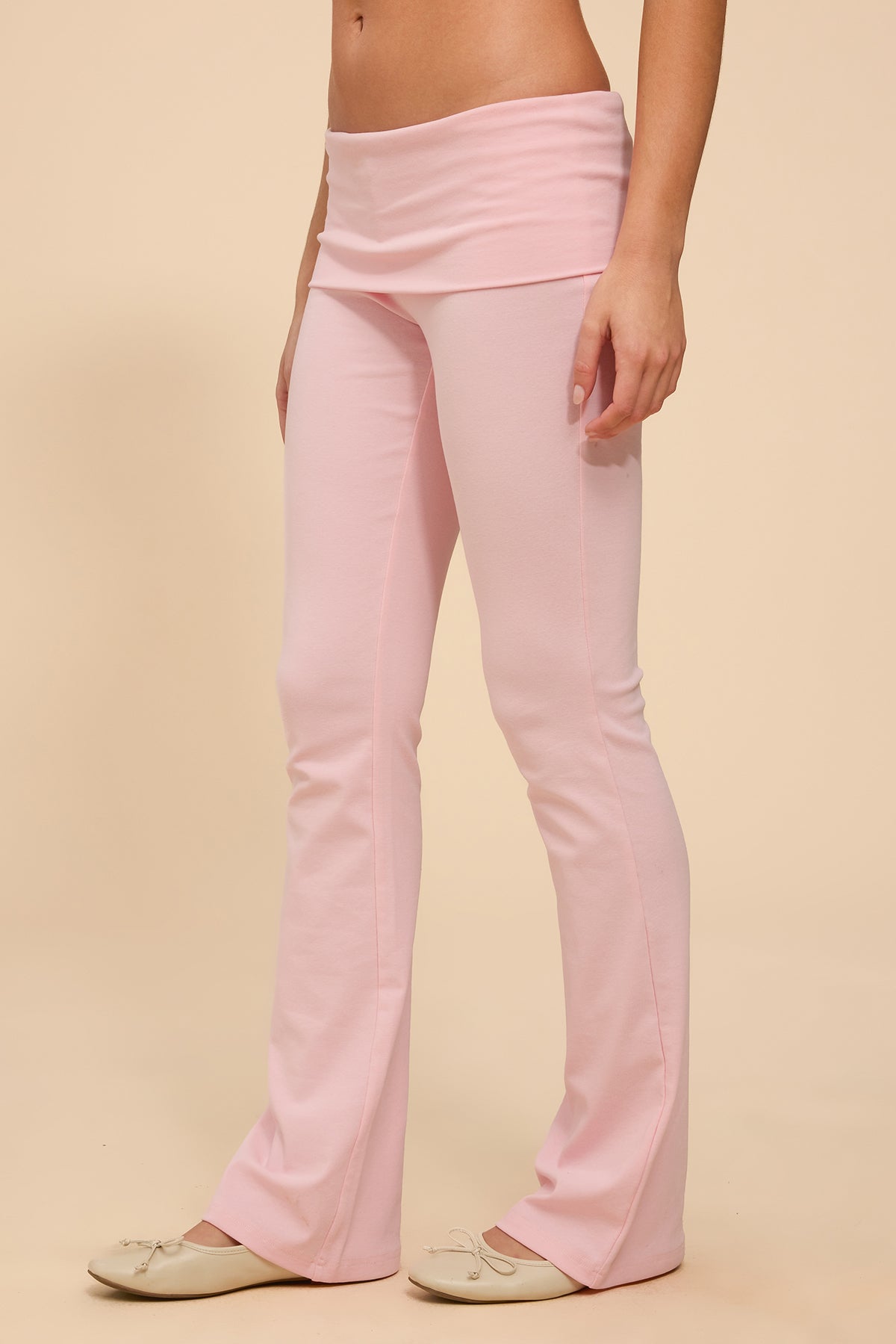 Ivanne Foldover Flared Trousers