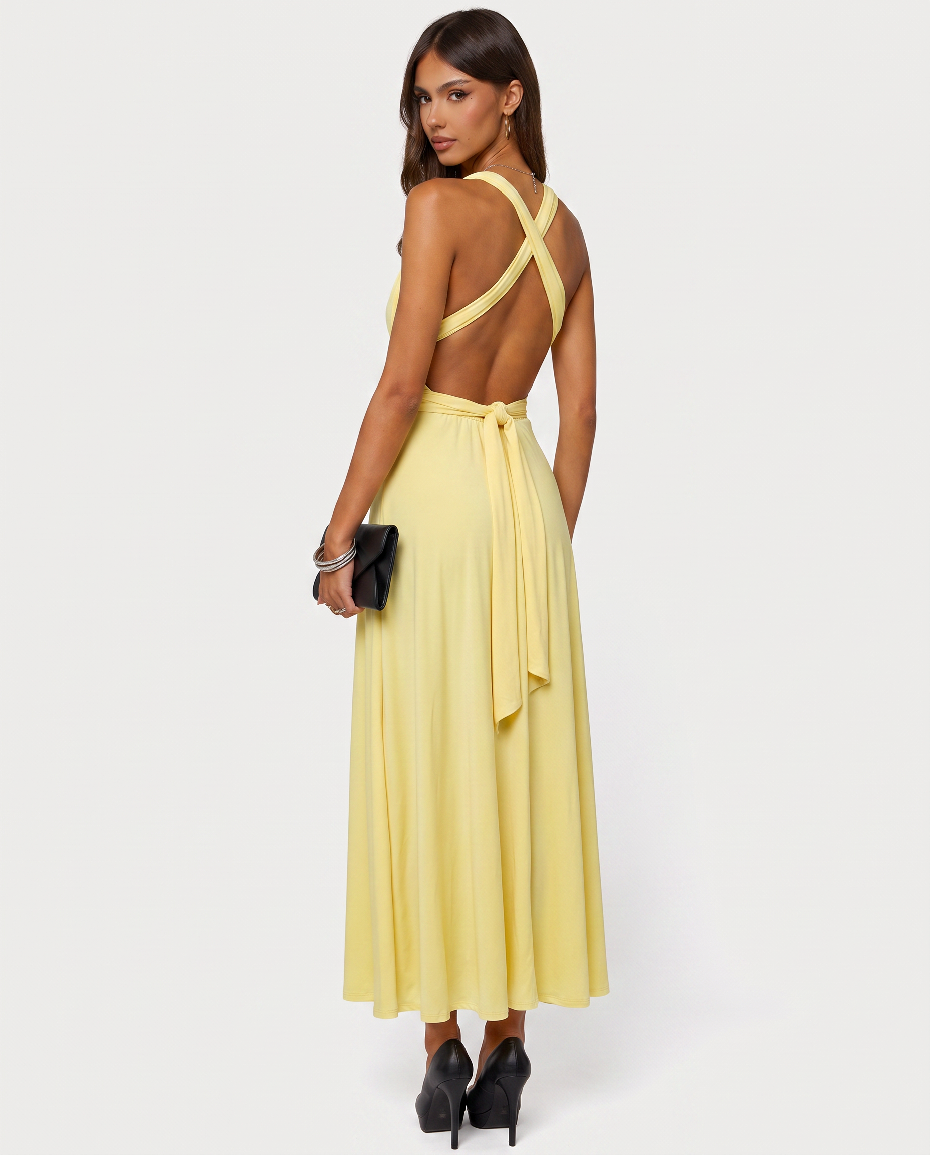 Twisted Maxi Dress Honey