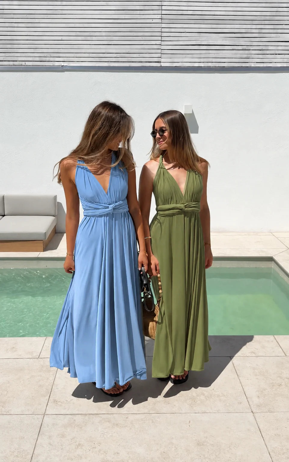 Amelia Twisted Maxi Dress