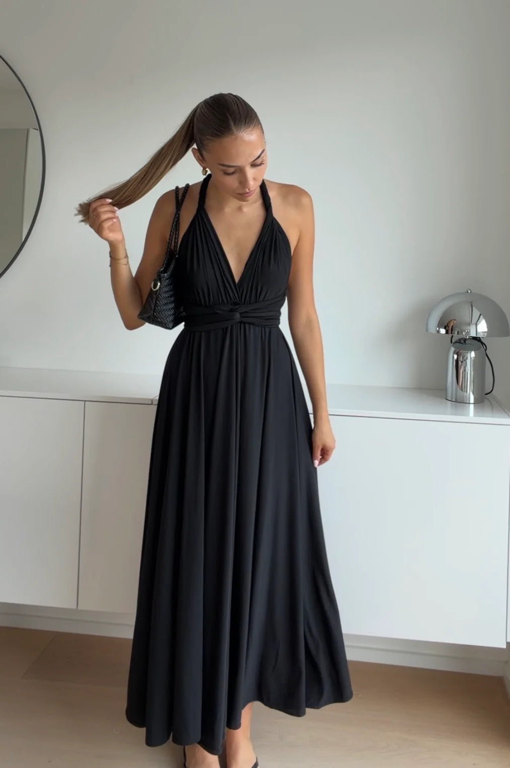 Amelia Twisted Maxi Dress