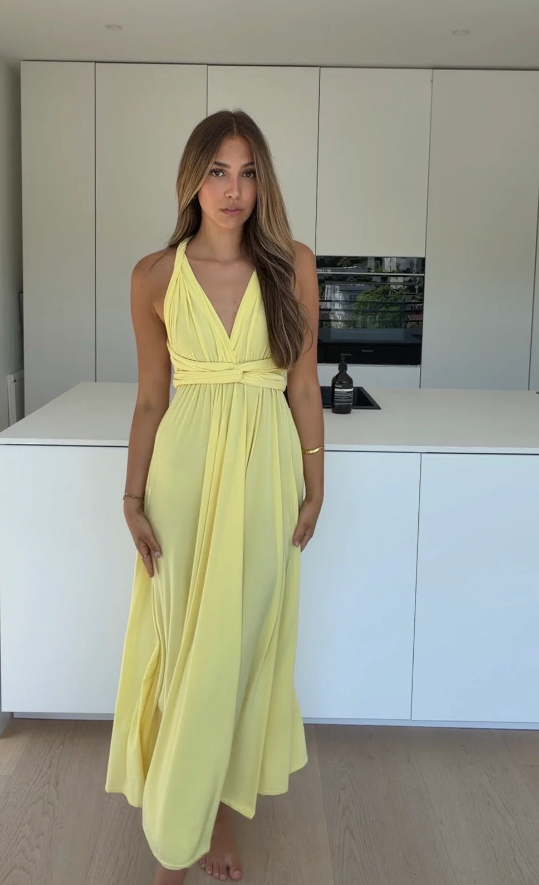 Amelia Twisted Maxi Dress