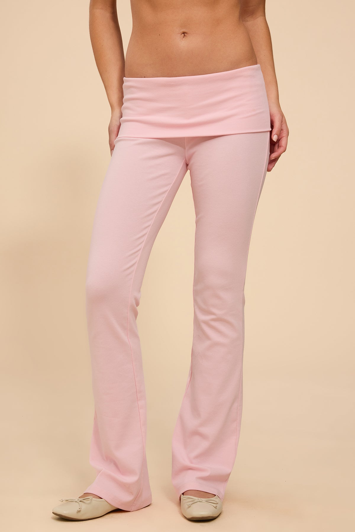 Ivanne Foldover Flared Trousers